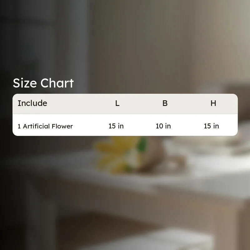 SoftPetal Artificial Flower Collection - Yellow media 6