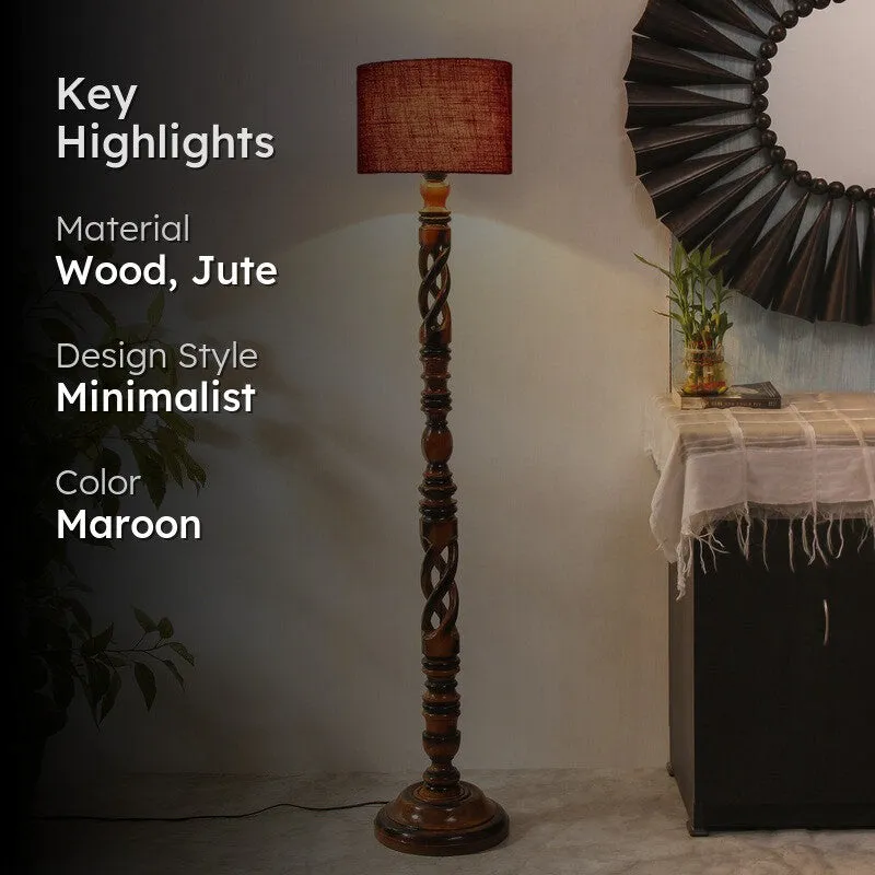 SlateRay Floor Lamp (Maroon) media 2