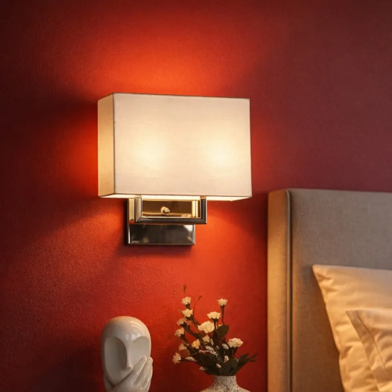 Logan Cotton & Iron Wall Lamp media 1