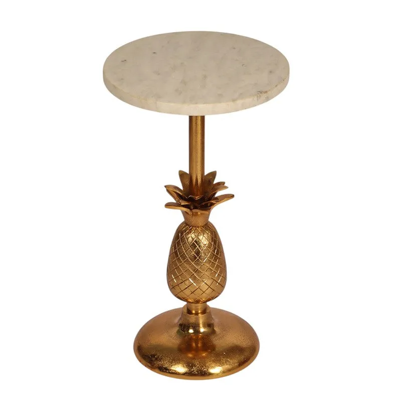 Novara Accent Table - Gold media 4