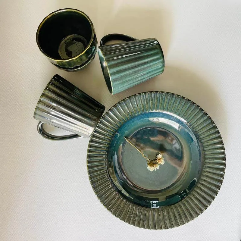 Flamina Dinner (Green) - 5 Piece Set media 3