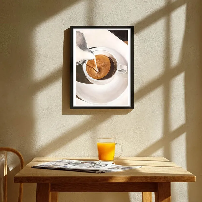 HotPour Archival Canvas Wall Art - Black media 1
