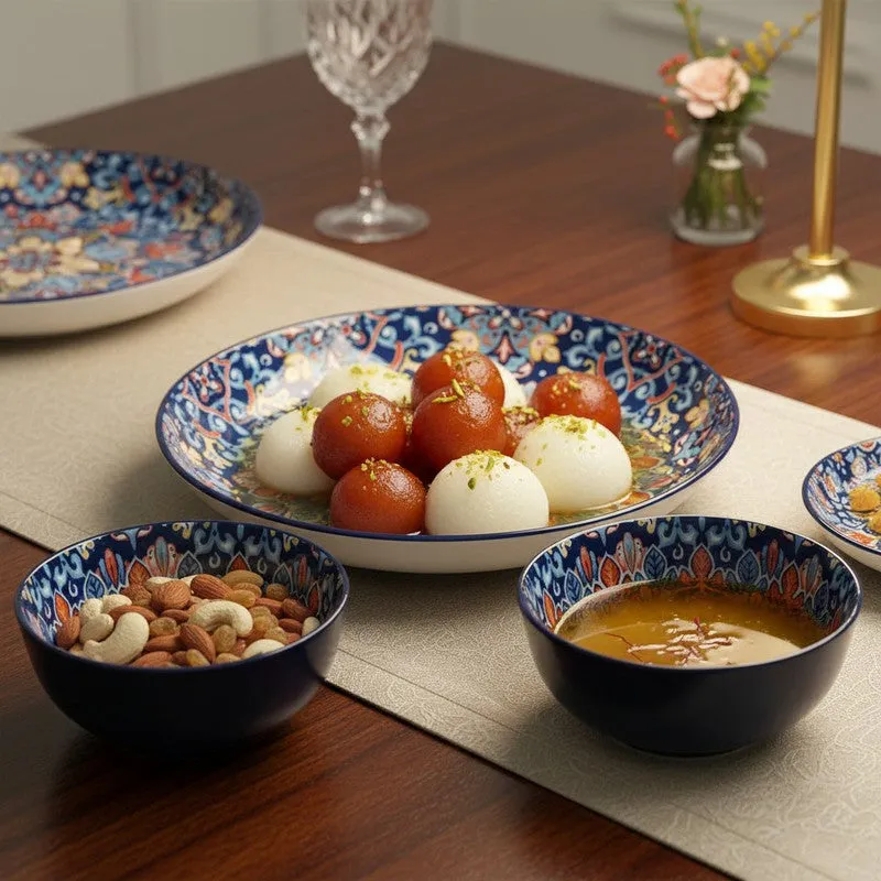 Feast Aura Ceramic Dinner Set (250 mL Each) - 3 Piece Set media 4