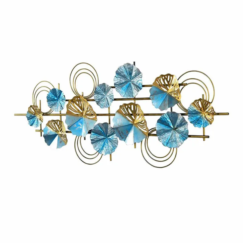Gilded Blue Iron Wall Accent media 4