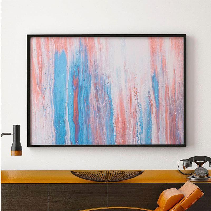 Possession Abstract Canvas Painting - Black Frame