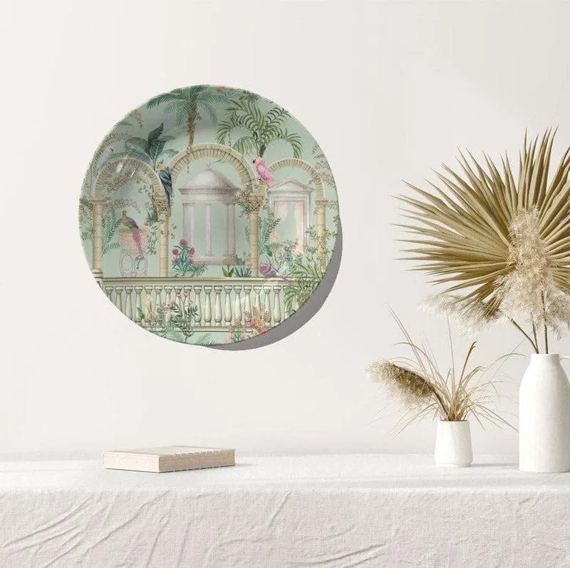 Greek Inspired Mughal Garden Wall Plate media 4