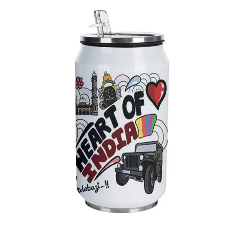Heart Of India Steel Sipper - 350 mL media 5
