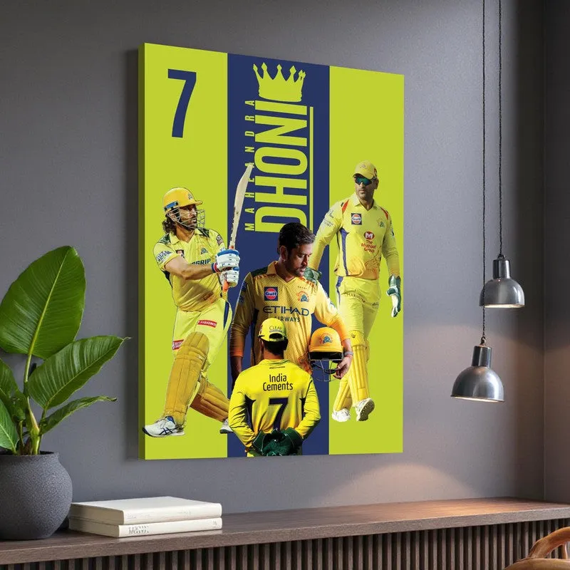 Dhoni Canvas Wall Art media 5