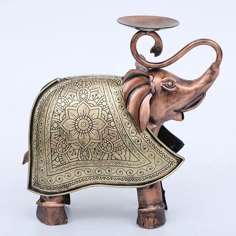 Elephant Salute Tea Light Holder media 3