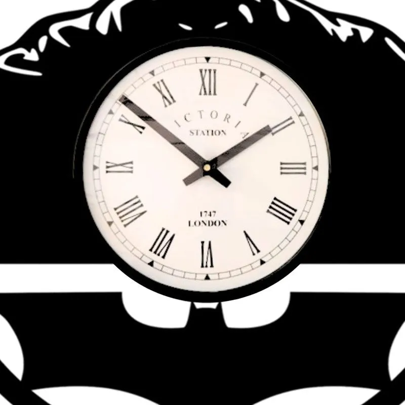 Nocturon Steel Analog Wall Clock - Black media 5