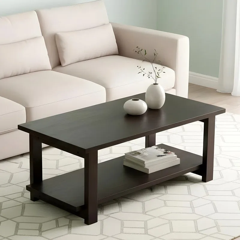 Xynex Sheesham Wooden Center Table - Dark Brown media 3