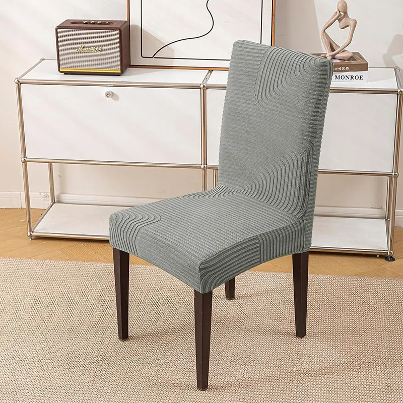 Wrapture Solid Chair Cover - Light Grey media 1