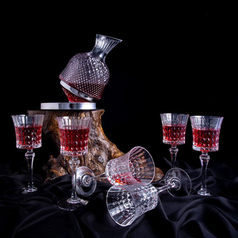Sublimo Decanter & Glass (900 ML/250 ML) - Seven Piece Set - Bundles