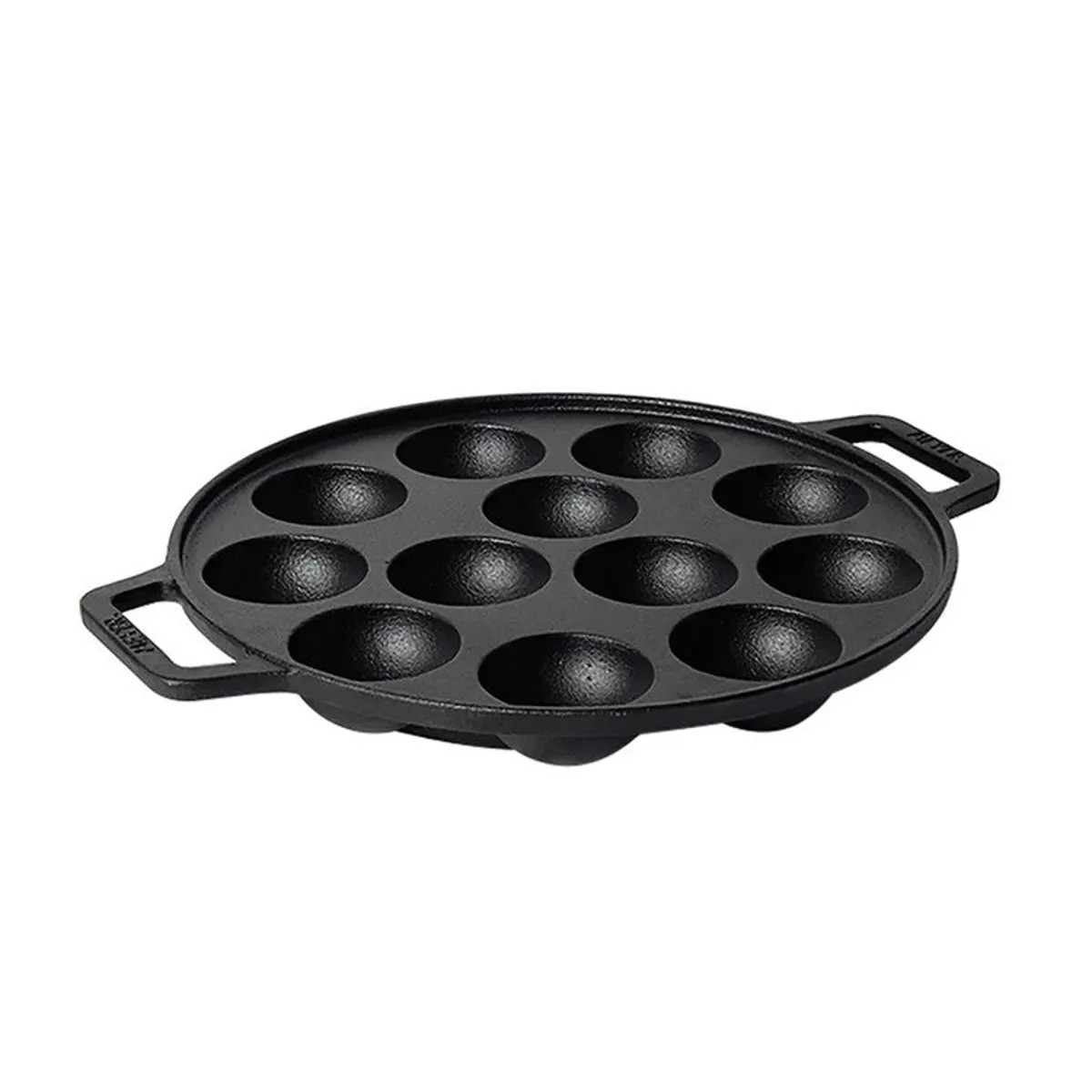 Meyer Round Cast Iron Paniyaram Pan - 12