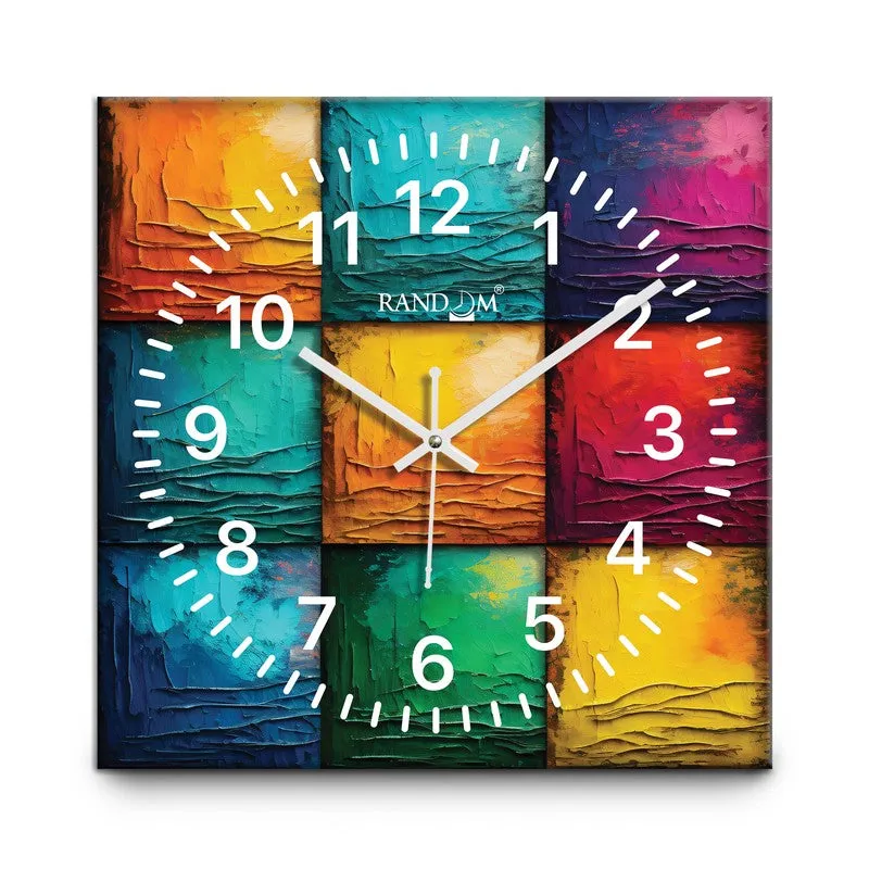 Lunexa Analog Wall Clock - Multicolor media 3