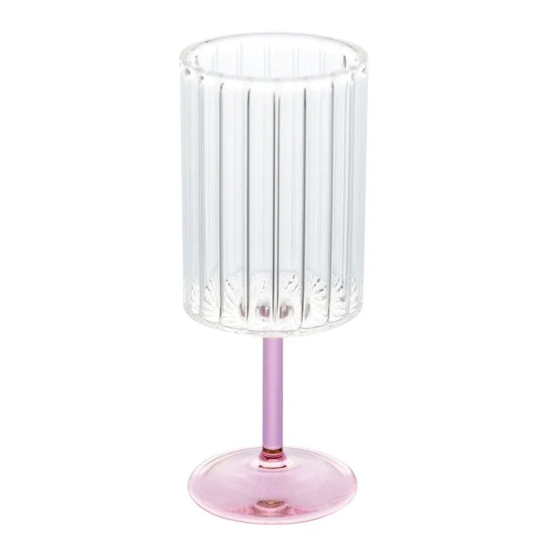 Blush Frost Goblet Glass(280 mL) - Set Of Two media 4