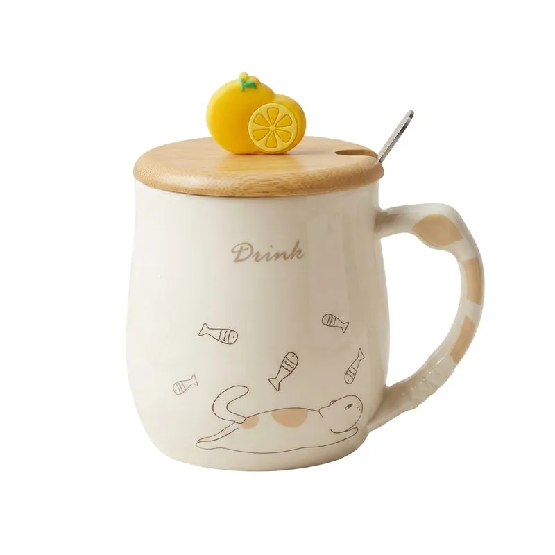 Meow Ceramic Coffee Mug (480 mL) media 5