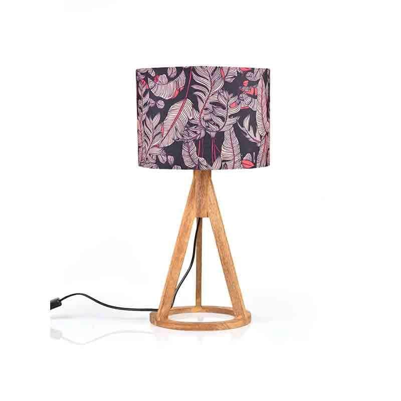 Tropical Trance Wooden Table Lamp - Multicolor media 4