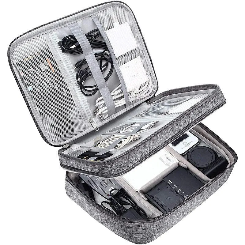 Tyce Lightweight Grey Travel Organizer Box media 1