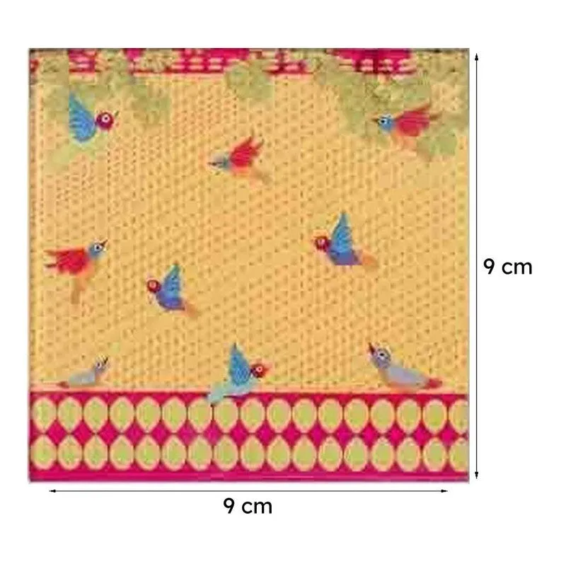 Gond Art Wooden Square Coaster - Set Of Four media 5