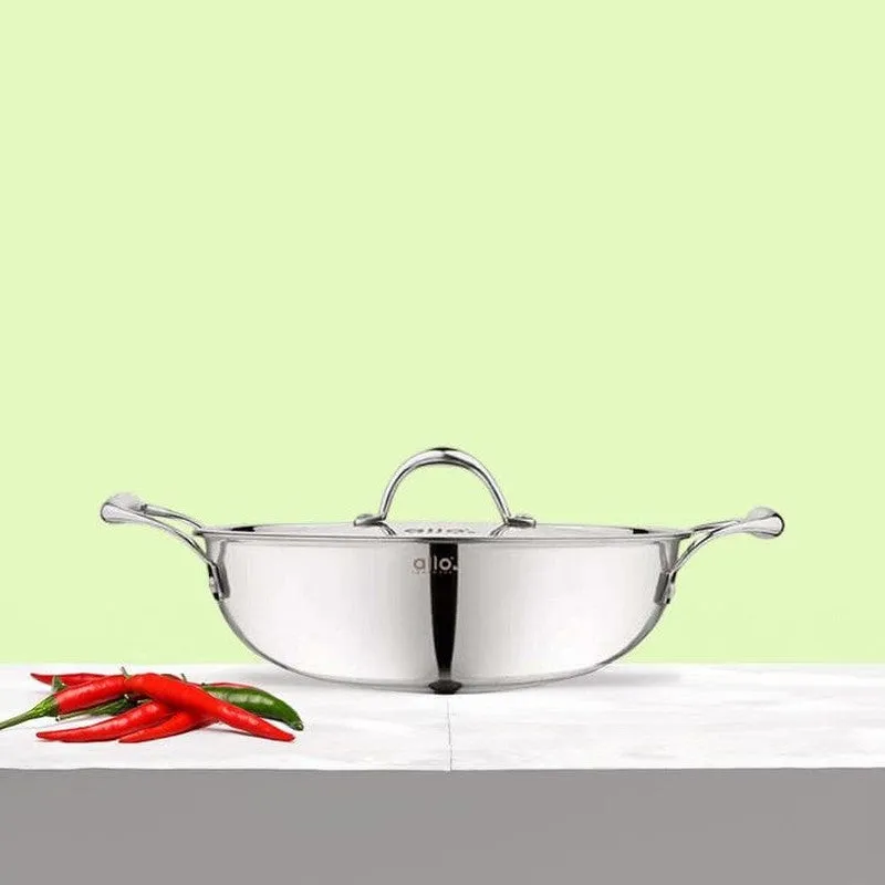Suko Induction Safe Kadhai With Lid - 3000 mL / 10 Inches media 1