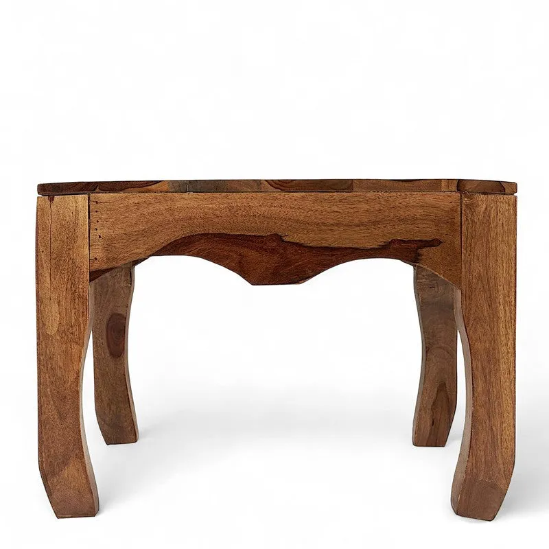 Rervon Sheesham Wooden Center Table - Brown media 5