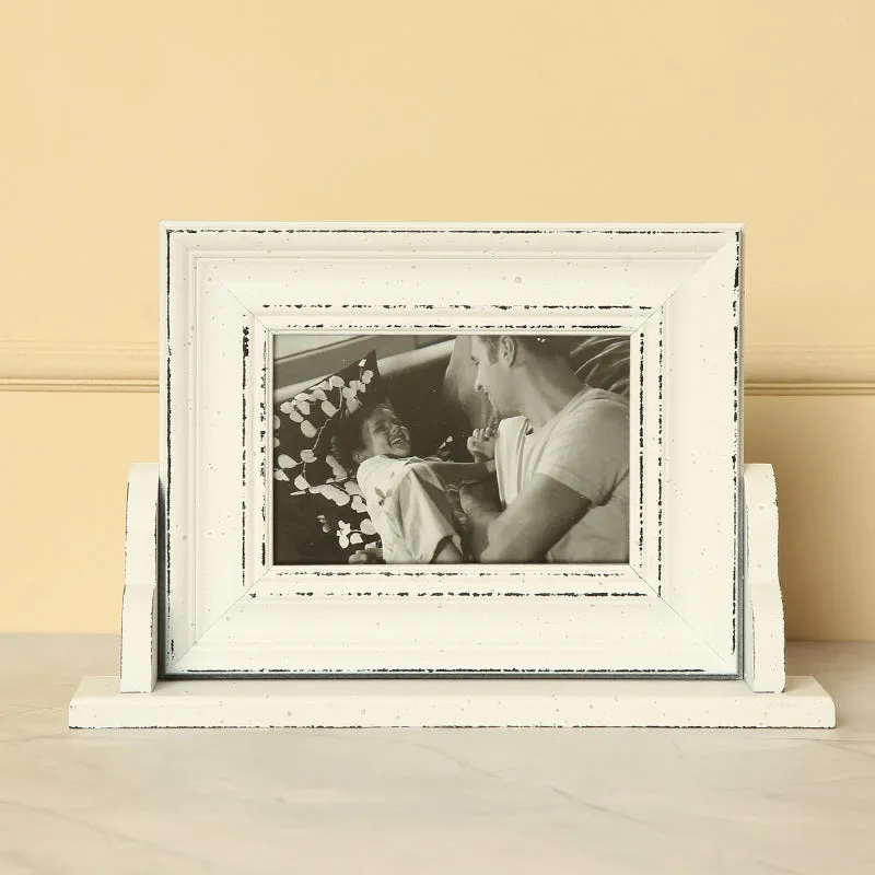 Meso Photo Frame With Wall Shelf - White media 1