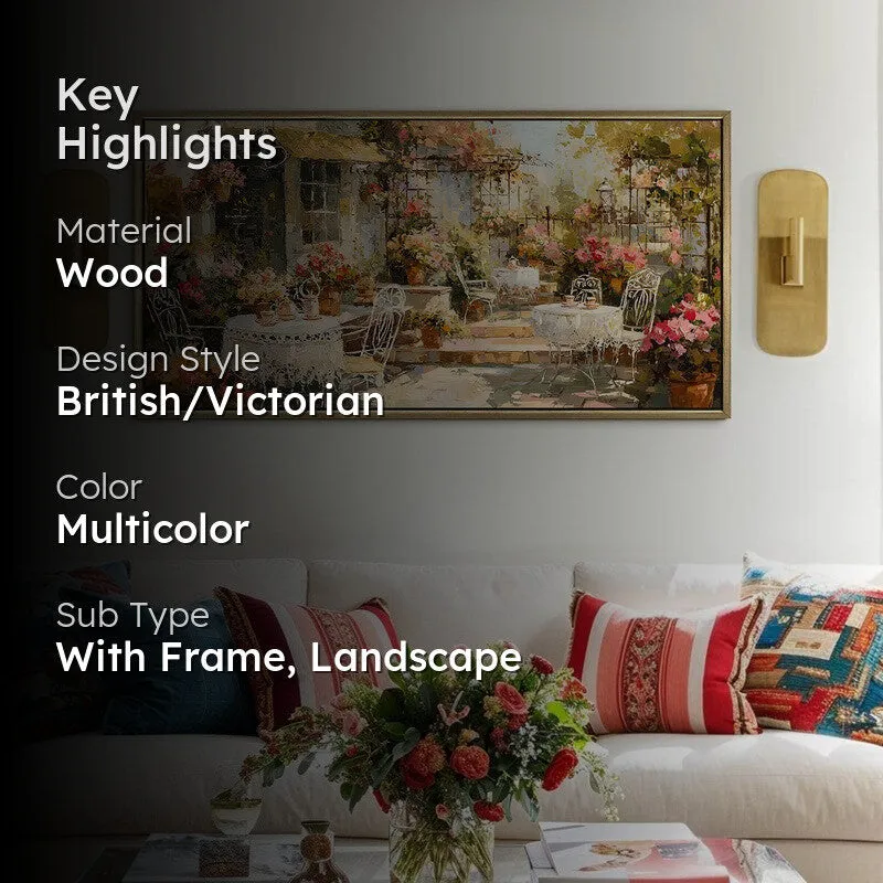 Vintage Terrace Street Europe Wall Art media 2