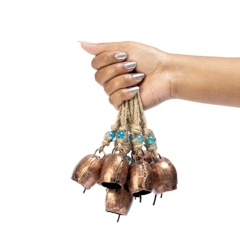 Aura Decorative Hanging Bell (Copper) - Set Of Ten media 8