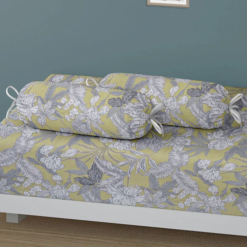Leaves Of Grey Diwan Set - Six Piece Set media 3