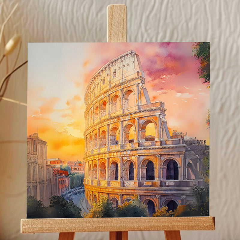 Colosseum Sunset Showpiece