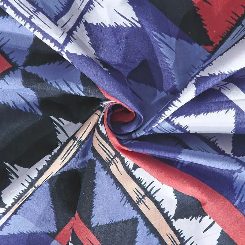 Megan Abstract Bedsheet - 150 GSM media 4
