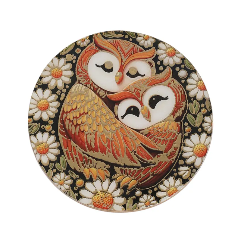 Owlways Yours Wooden Coasters - Set Of Two media 5