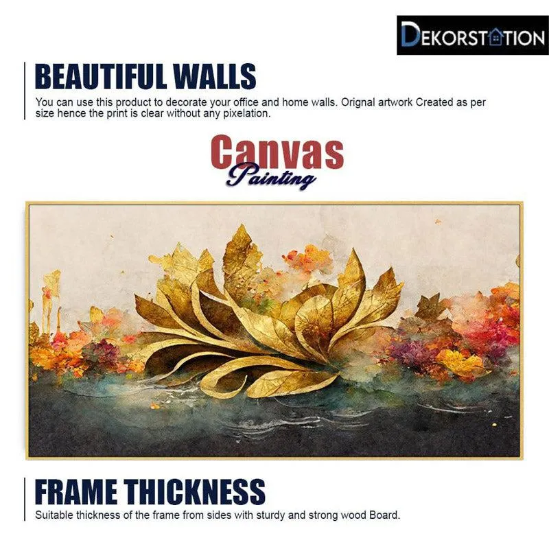 Atalia Floral Wall Painting With Frame media 8