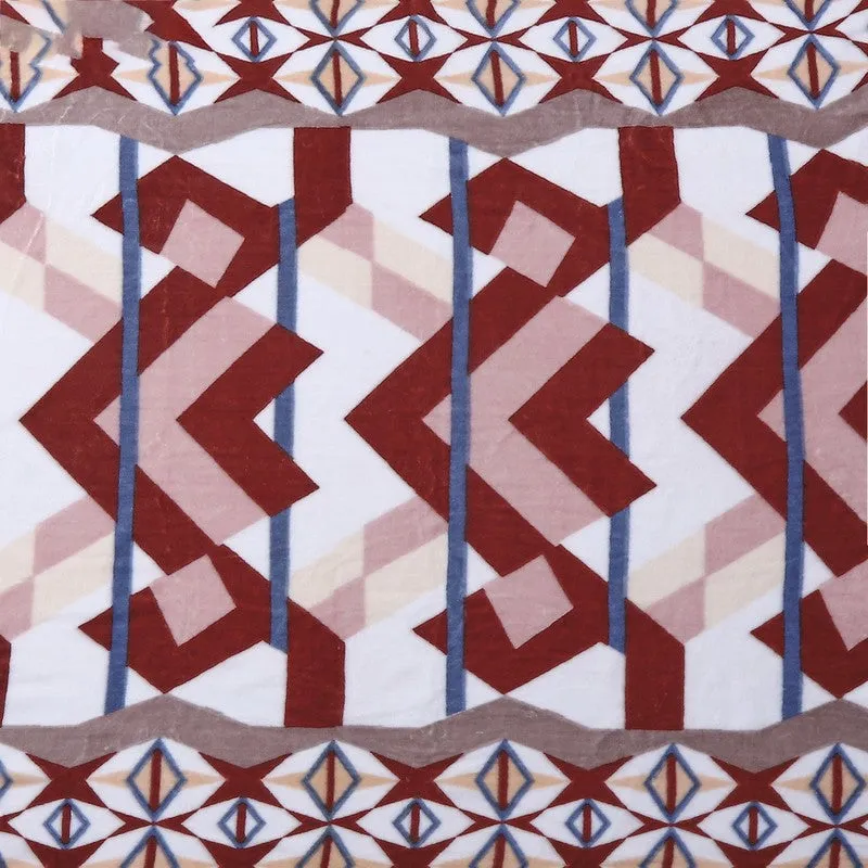 Monte Carlo Starry Haven Blanket (Maroon,White) - 500 GSM media 6