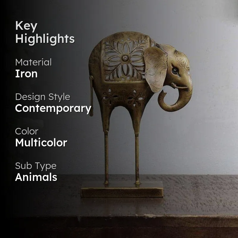 Ethnic Elephant Pride Showpiece media 2