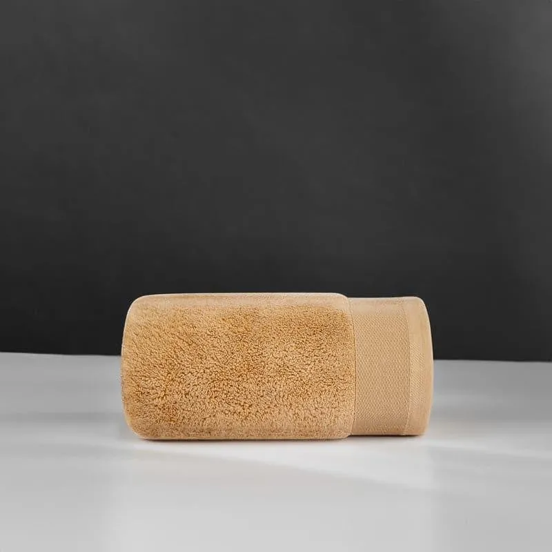 Micro CottonSoft Serenity Solid Bath Towel - Brown media 3