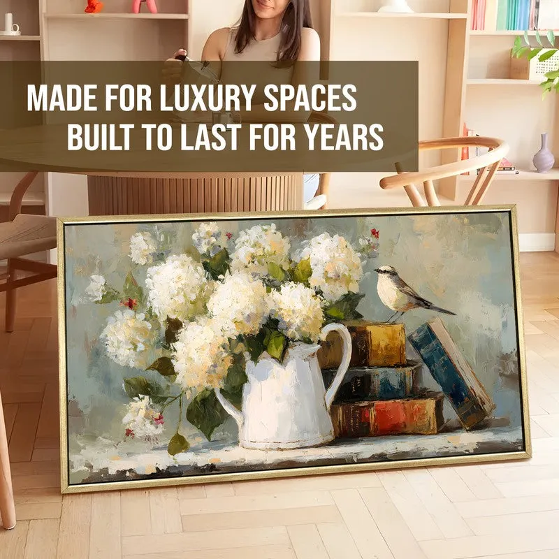 Antique Canvas Wall Painting With Frame media 5