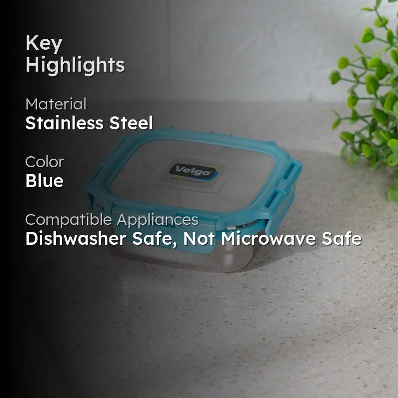 Hotspot Airtight Lunch Box (Blue) - 300 mL media 2