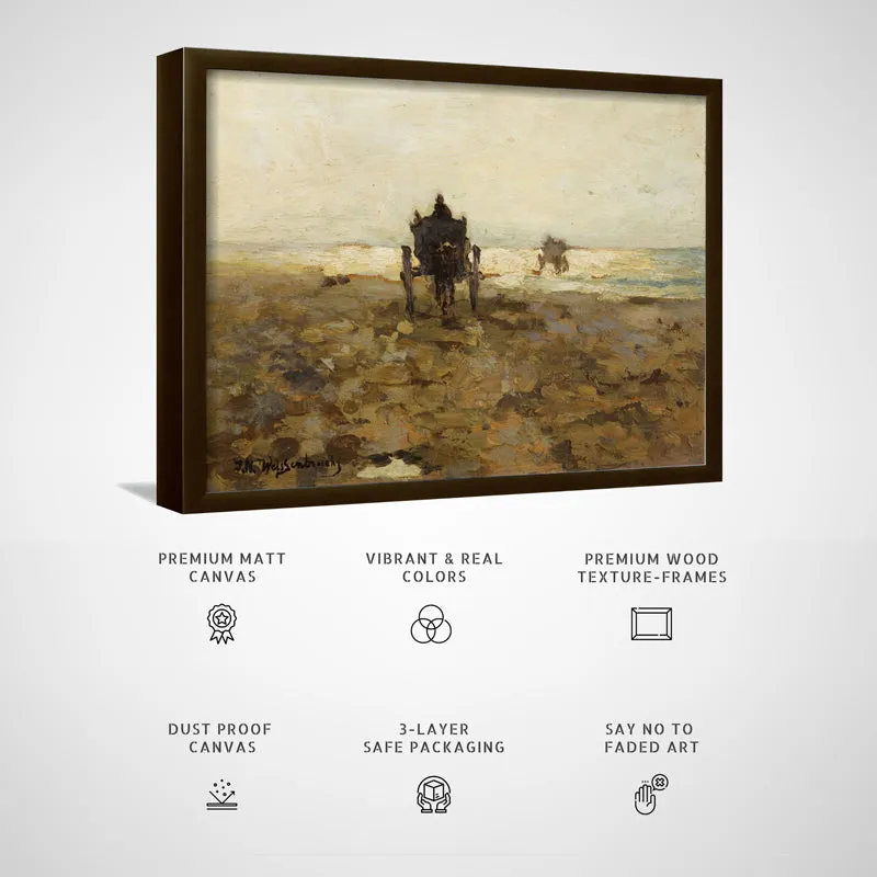 Fields & Harvest Wood Wall Art With Frame - Black media 5