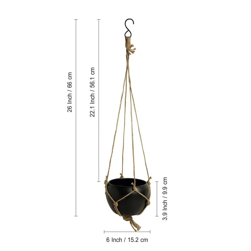 Goblo Handpainted Hanging Planter media 5