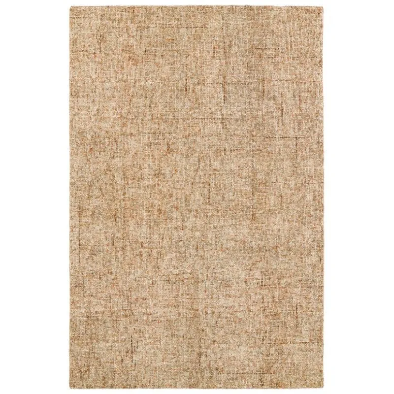 Handloom Hand Tufted Harmony Wool Rug - Brown & Orange media 1