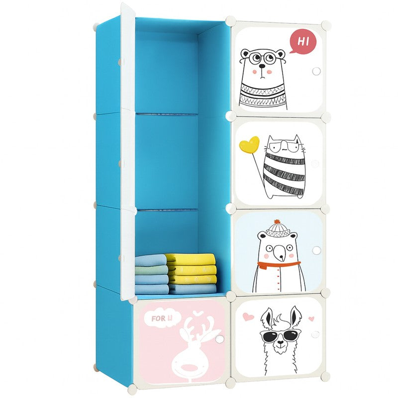 Rioware UrbanFold Storage Wardrobe Racks - Blue media 3