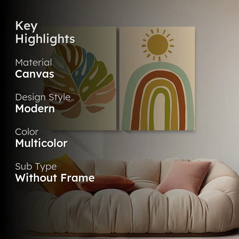 Monstera Shades Wall Art - Set Of Two media 2