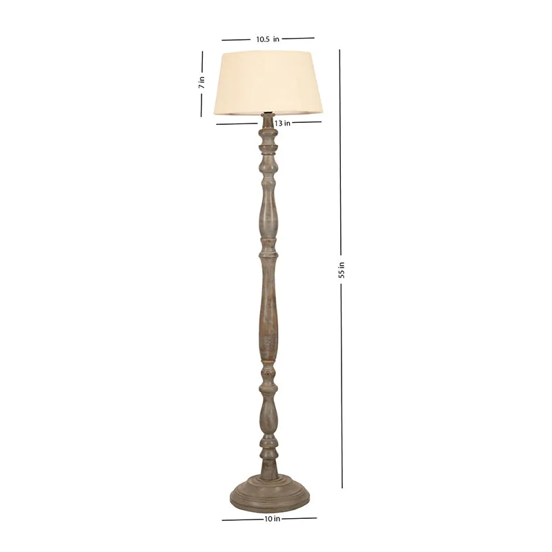 Hewn Prism Floor Lamp - White media 5