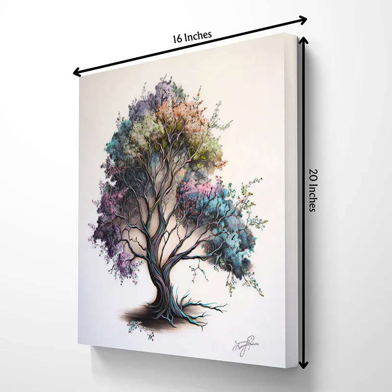 Colours Of Tree Wall Painting media 5