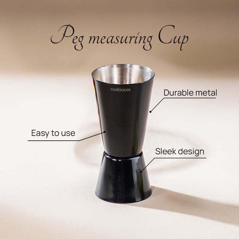 Onyx Alchemy Stainless Steel Jigger - 30 ML/60 ML media 4