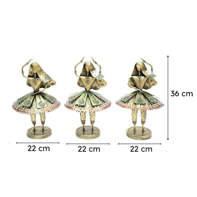Tribal Twirl Showpiece - Set Of Three media 7