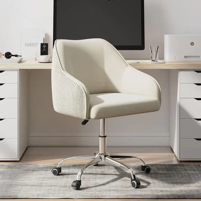 Seatron Metal Office Chair - Beige media 1