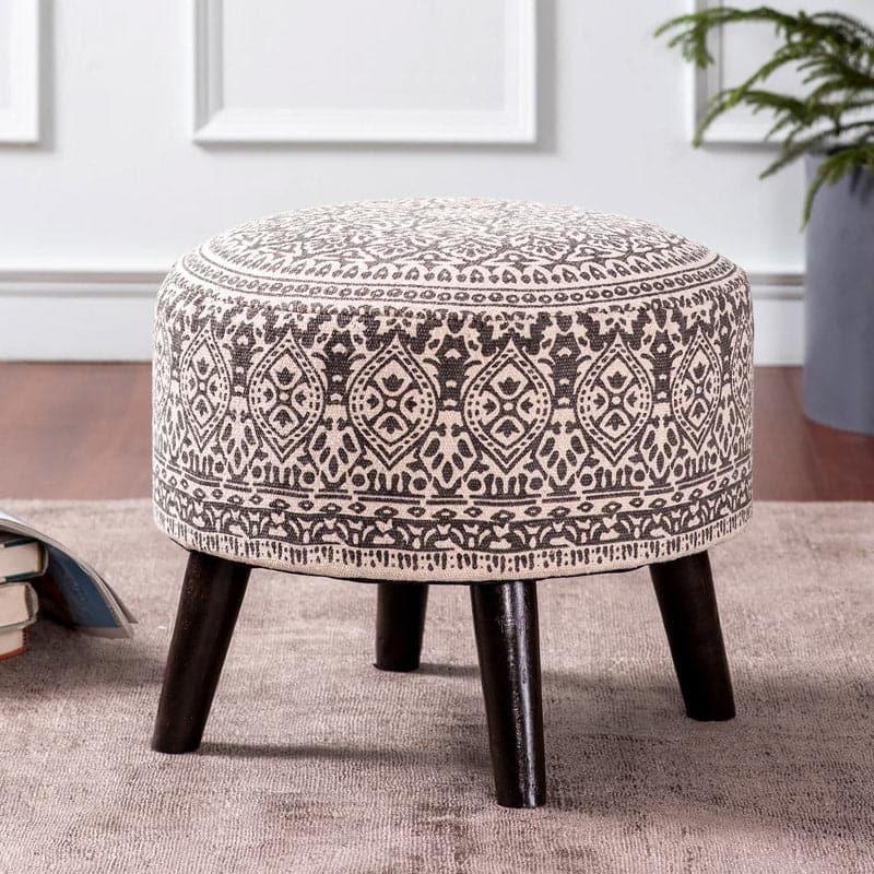 Raasi Ottoman And Side Table Combo - Set Of Three media 3